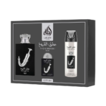Kit Lattafa Pride Ishq Al Shuyukh Silver EDP 100ml + Deo 200ml + 20ml
