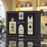 Kit Lattafa King Of Arabia Gitf Set EDP 100ml + Deo 200ml +20ml - Imagen 2
