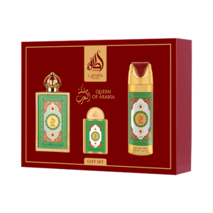Kit Lattafa Pride Queen Of Arabia EDP 100ml + Deo 200ml +20ml