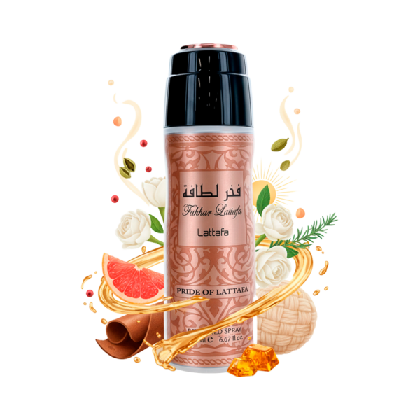 Body Spray Lattafa Fakhar Rose - 200ml - Imagen 3