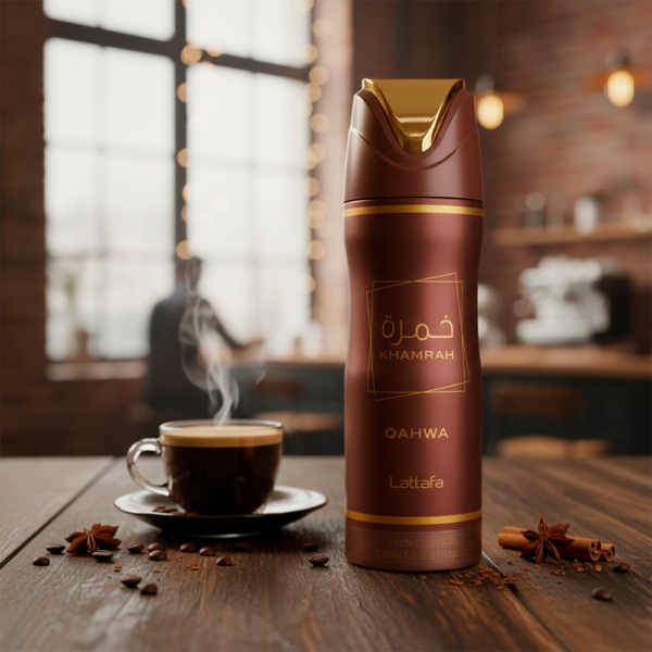 Body Spray Lattafa Khamrah Qahwa - 200ml - Imagen 2