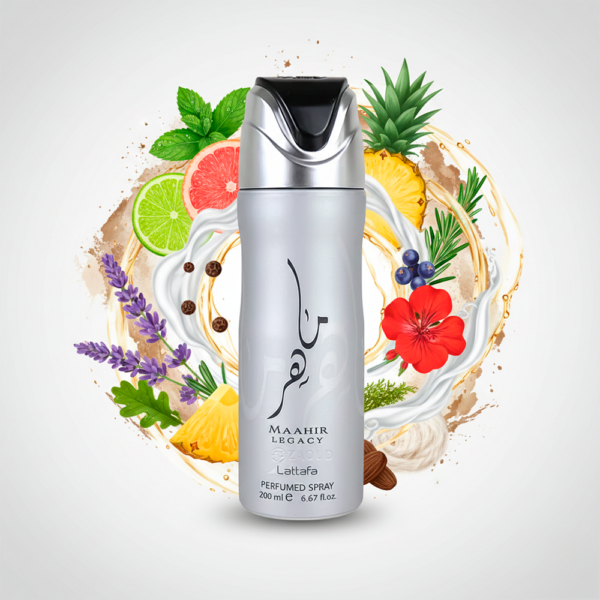 Body Spray Lattafa Maahir Legacy - 200ml - Imagen 3