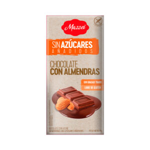 Chocolate Mazzei con Almendras sin Azúcares 75g