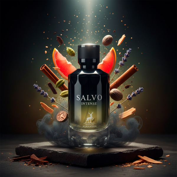 Perfume Maison Alhambra Salvo Intense EDP 100ml - Masculino - Imagen 4