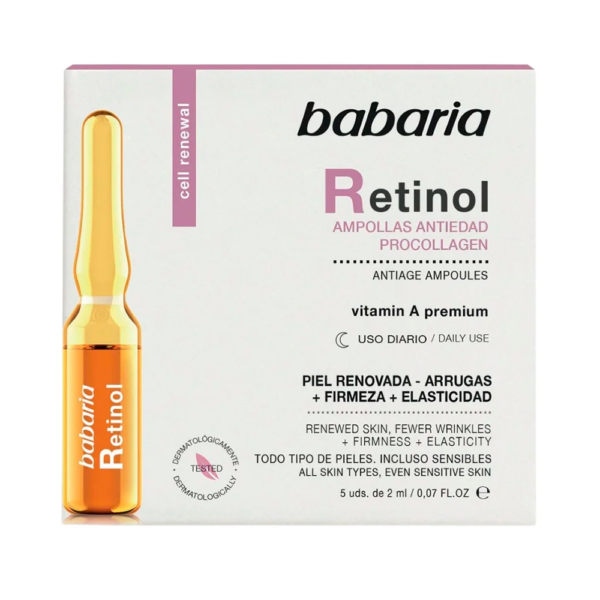 P8979204 Retinol Ampollas Antiedad Babaria - Imagen 1