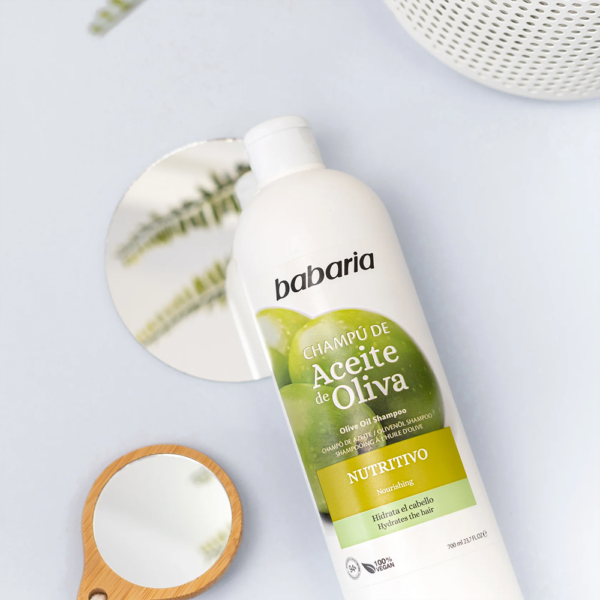Shampoo Babaria Aceite de Oliva - 700ml - Imagen 2