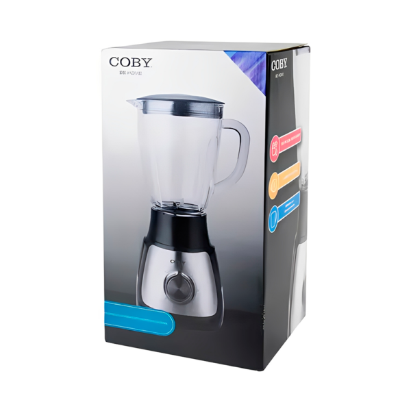 Licuadora Coby CY3330-2090-1 1.5L 500W - Negro - Imagen 2