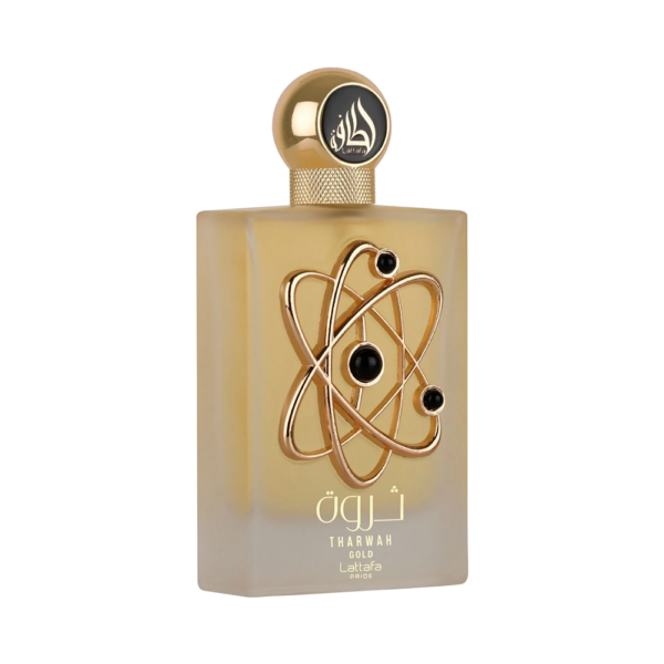 Perfume Lattafa Tharwah Gold EDP 100ml - Unisex - Imagen 2