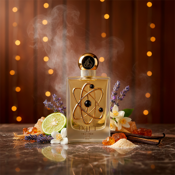 Perfume Lattafa Tharwah Gold EDP 100ml - Unisex - Imagen 3