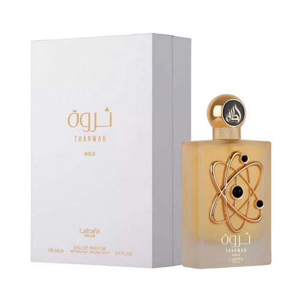 Perfume Lattafa Tharwah Gold EDP 100ml - Unisex - Imagen 1
