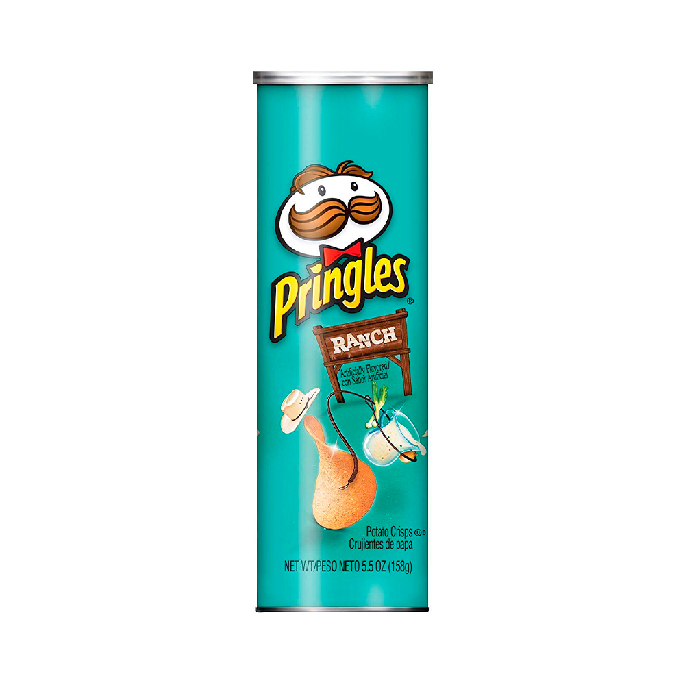 P8983226 Batata Pringles Ranch 158g - Imagen 1