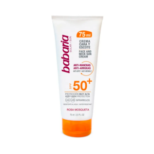 Crema Solar Anti-manchas SPF50+ Babaria