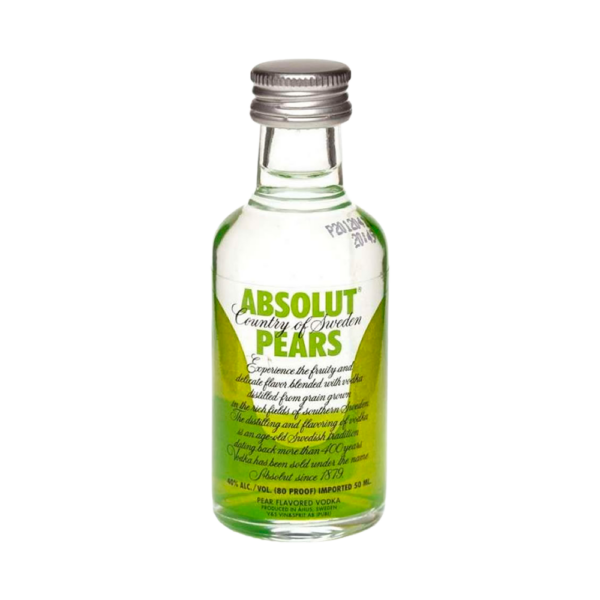 Vodka Absolut Miniatura Pears - 50ml - Imagen 1
