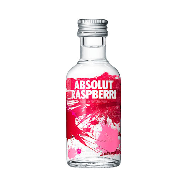 Vodka Absolut Miniatura Raspberry - 50ml - Imagen 1