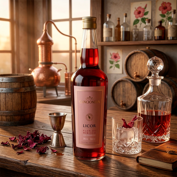 Licor Cancionera Flor de Hibisco - 700ml - Imagen 2