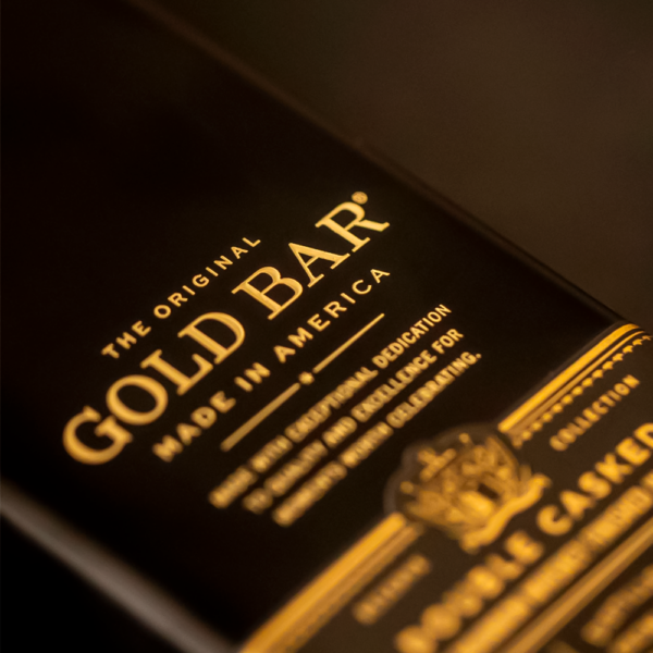 Whisky Gold Bar Bourbon Doble Black - 750ml - Imagen 2