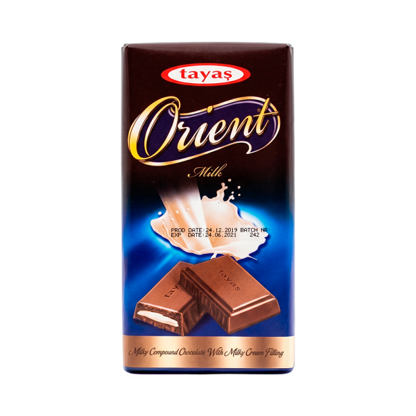 Barra de Chocolate Tayas Orient Milk - 80g - Imagen 1