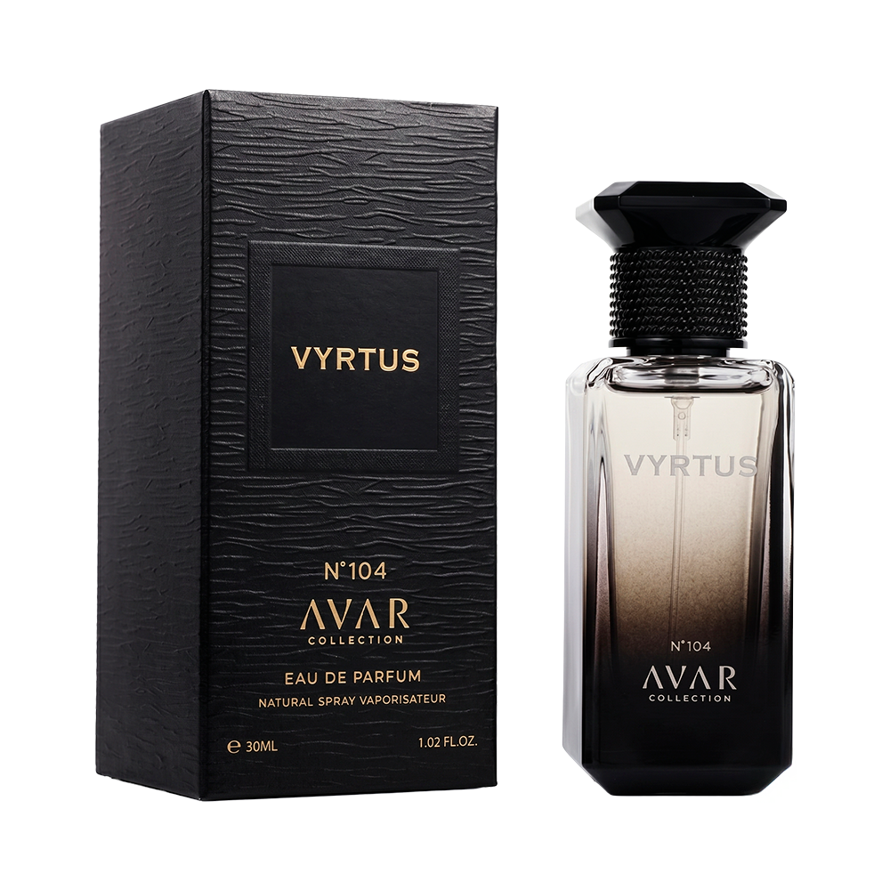 P8985226 Perfume Avar Collection Vyrtus N°104 EDP 30ml - Masculino - Imagen 1