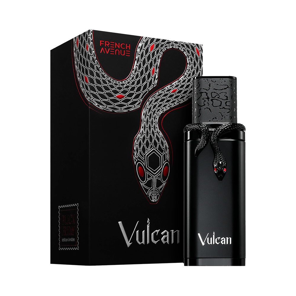 P8988454 Perfume French Avenue Vulcan Black EXDP 100ml - Masculino - Imagen 1