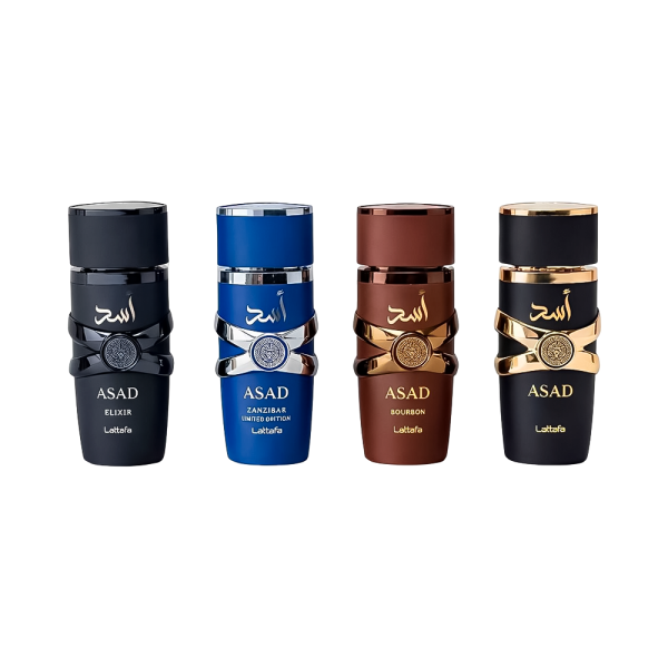 Kit Perfume Lattafa Asad Collection EDP 4 x 25ml - Masculino - Imagen 2