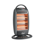 Estufa Eléctrica Krab KBEO1200 Quartzo Oscilante 1200W - Gris/Negro - Imagen 2