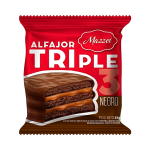 Alfajor Mazzei Triple con Chocolate Negro - 65g