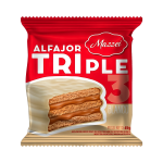 Alfajor Mazzei Triple con Chocolate Blanco - 65g