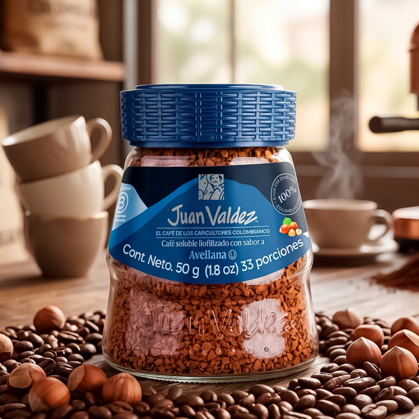 Café Liofilizado Juan Valdez Avellana - 50g - Imagen 2