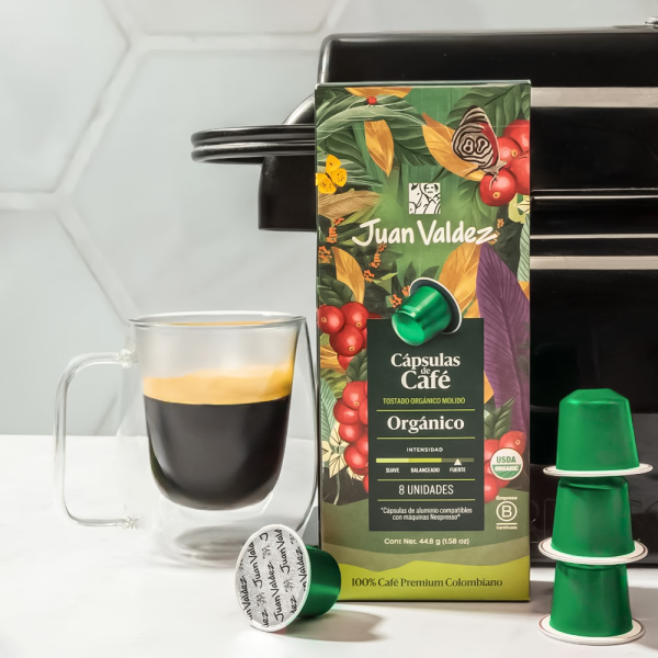 Cápsulas de Café Juan Valdez Espresso Orgánico - 8 unidades - Imagen 2