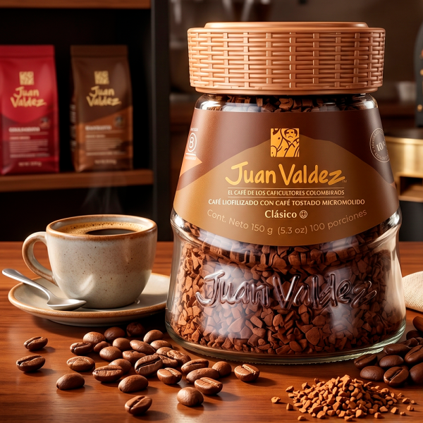 Café Liofilizado Juan Valdez Clásico – 150g - Imagen 2