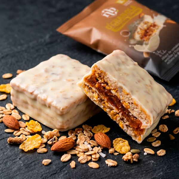 Alfajor Natural Bars D´Granola Chocolate Blanco - 60g - Imagen 2