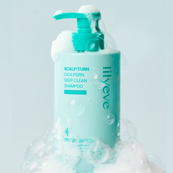 Shampoo Lilyeve Scalp Turn Cica PDRN Deep Clean - 500ml - Imagen 4