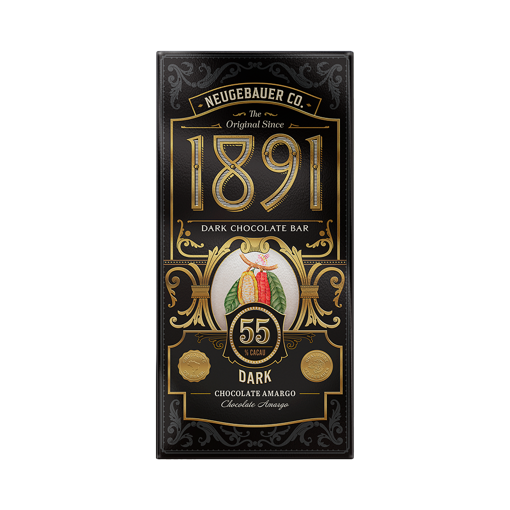 P8991723 Barra de Chocolate Neugebauer 1891 Dark 55% Cacao - 90g - Imagen 1