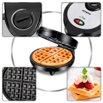 Wafflera Mondial Pratic Waffle GW-01 1200W - Negro - Imagen 3