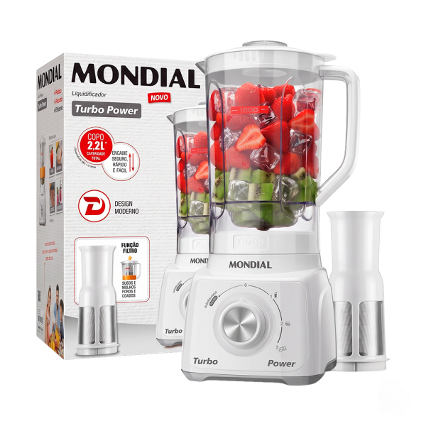 Licuadora Mondial Turbo Power L-99 - 550W - Imagen 3