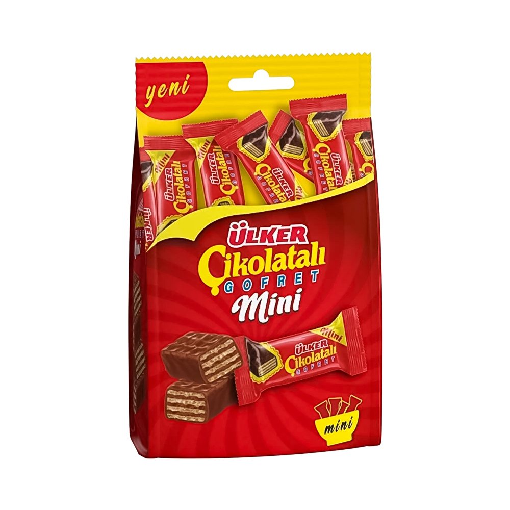 P8991065 Mini Ulker Cikolatali Gofret - 82g - Imagen 1