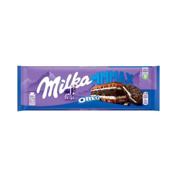 Tableta Chocolate Milka Max Oreo 300gr - Imagen 1