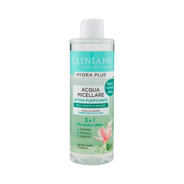Agua Micelar Clinians Hydra Plus Purificaci?n 3 en 1 400ml - Imagen 1