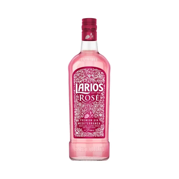 Gin Larios Rose Premium Mediterranea 700ml - Imagen 1