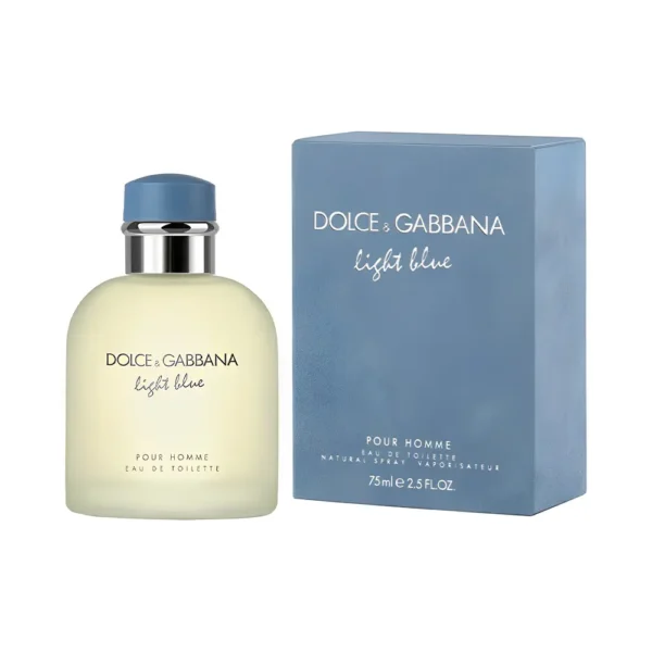 P1249258.webp Perfume Masculino Dolce & Gabbana Light Blue 75ml EDT - Imagen 1