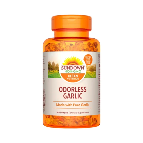 P1249502.webp Suplemento Sundown Odorless Garlic Extract 250 C?psulas - Imagen 1