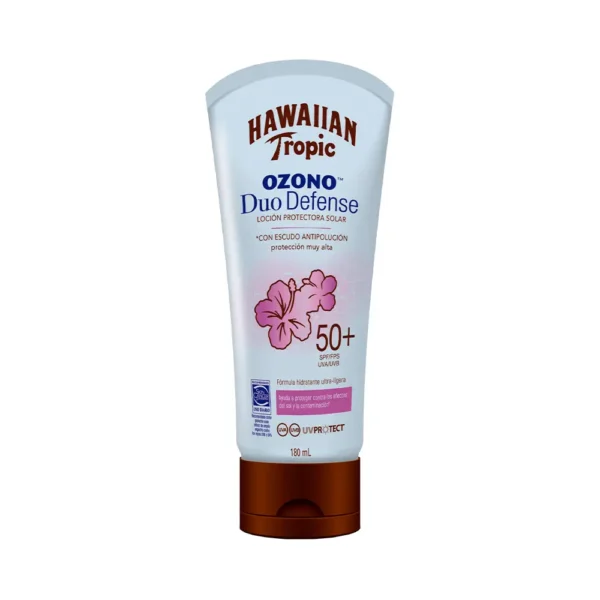 P1250216.webp Protector Solar Hawaiian Tropic Ozono Duo Defense SPF50+ 180ml - Imagen 1