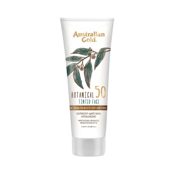 Protector Solar Australian Gold BB Cream Botanical Tinted Face Rich SPF50 88ml - Imagen 1