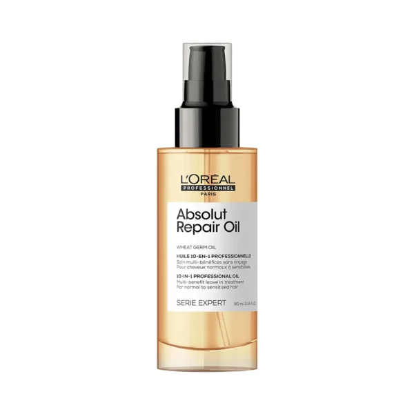 P1249224.webp Aceite Capilar Loreal Absolut Repair Oil 10 en 1 Multibeneficios 90ml - Imagen 1